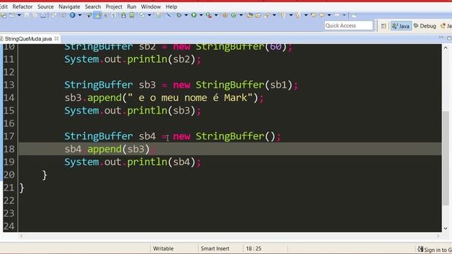 21 - Certificação Java (StringBuffer e StringBuilder) смотреть онлайн