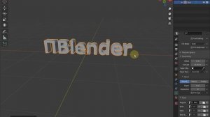 Как сделать текст в blender 2.93.