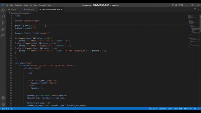 Program the basic product searching process including pagination (video 19) смотреть онлайн
