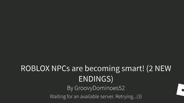 Умные НПС | Roblox смотреть онлайн