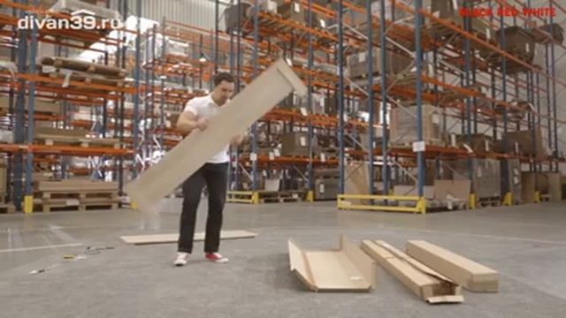 Сборка кровати Black Red White смотреть онлайн