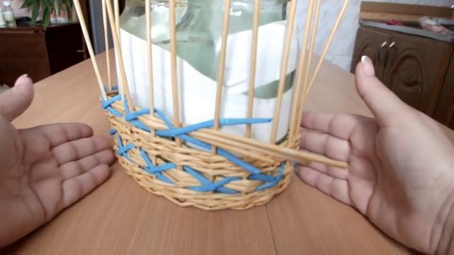 Плетение из газет Корзинка How To Make Paper Basket Weaving Newspapers Periódicos De Tejer