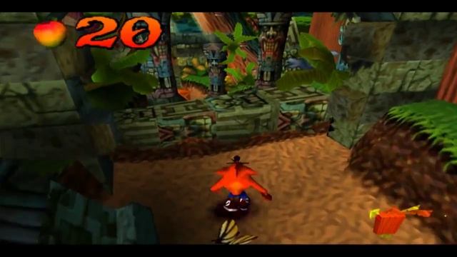 Прохождение Crash Bandicoot PS на PC - 01 - Начало Приключения смотреть онлайн