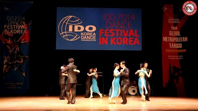 Tango Formation. 'Tango School'. 2014 Seoul Metropolitan Tango Championship.