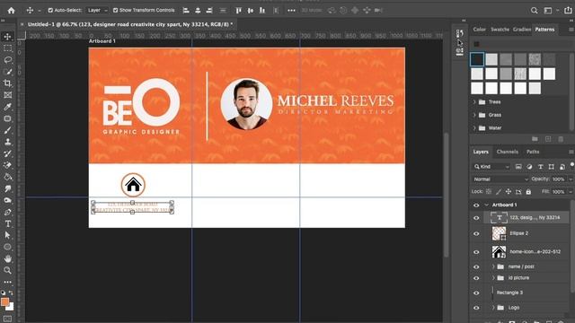 Make a professional business card two sides with photoshop 2020 смотреть онлайн