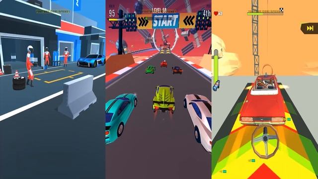 Race Master 3D VS Racing Master VS Crazy Rush 3D - All Levels SpeedRun Android iOS Gameplay Ep 1 смотреть онлайн