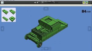 Танк Т-26 из ЛЕГО (версия 2) (инструкция по сборке)