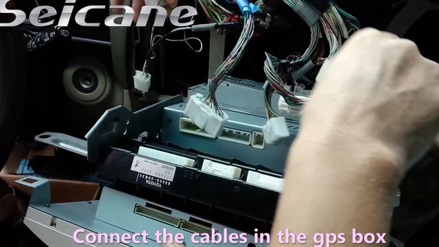 How To Install A 10.1 Inch  Toyota Land Crusier 100 Before 2004  Gps Radio With Bluetooth