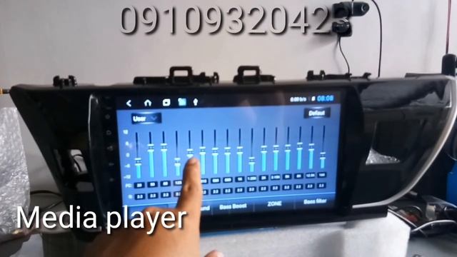 TOYOTA Corolla Altis OEM AVN Android Monitor смотреть онлайн