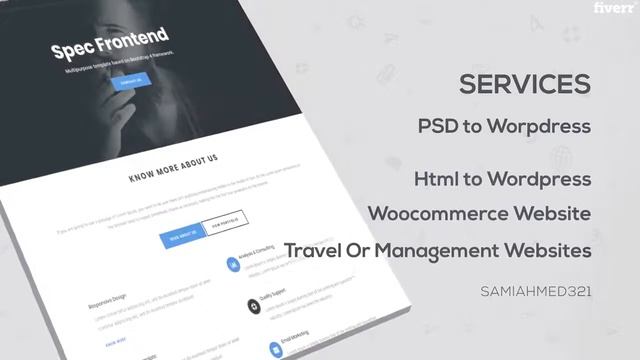 Convert psd to wordpress or html to wordpress using elementor pro - Best WordPress service смотреть онлайн
