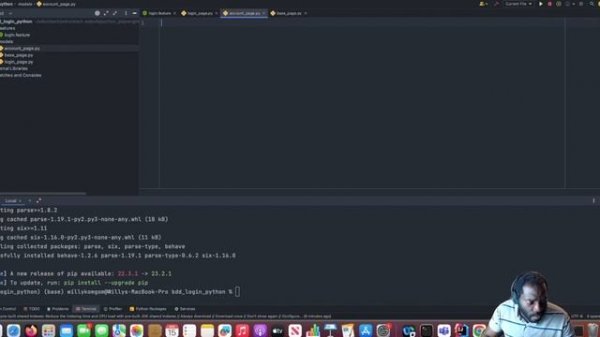 Create a BDD framework with Playwright and python-behave