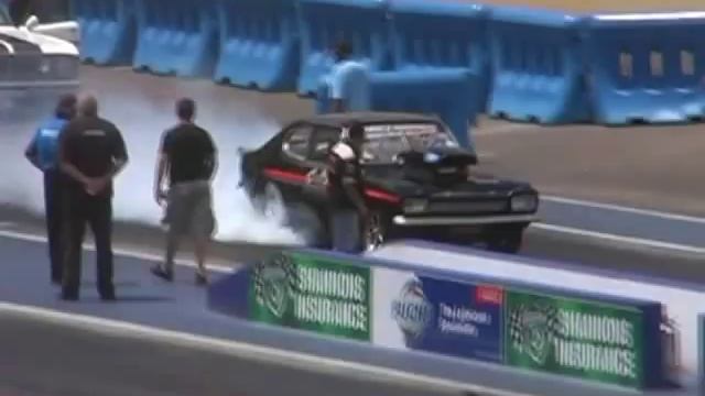 TRICK & MANSWETO FORD CAPRI ( IENIL8 ) AUSTRALIA'S FASTEST UNBLOWN PRO STREET CAR - 7 SEC PASSES смотреть онлайн