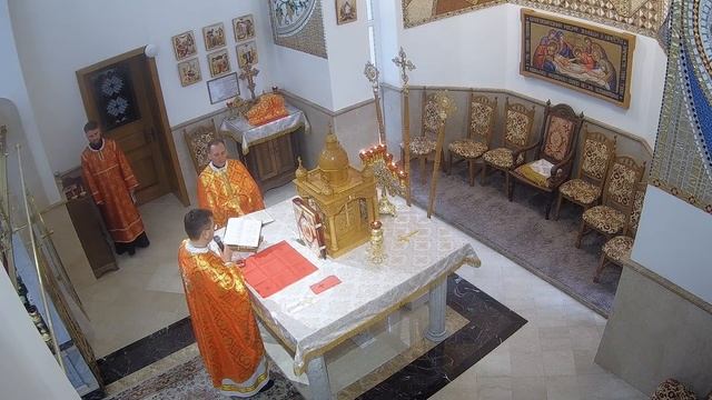 18.11.23 Субота. 09:00 - Божественна Літургія за померлих. Панахида.