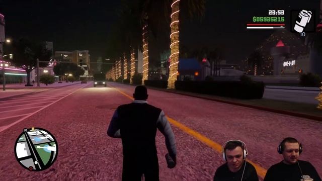 Grand Theft Auto San Andreas Definitive Edition. Новогодний марафон Valdai & Igorelli. #5 смотреть онлайн