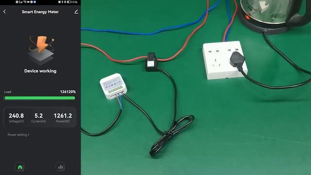 Tuya Smart Life WiFi Energy Meter 80A with Current Transformer Clamp KWh Power Monitor Electricity смотреть онлайн