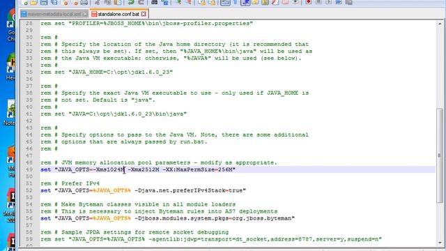 Screencast №25: Настройка RAM для WildFly (Win7) смотреть онлайн