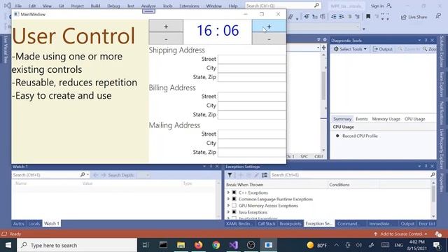 WPF Controls | 33-User Controls | Part 3 | Data Binding