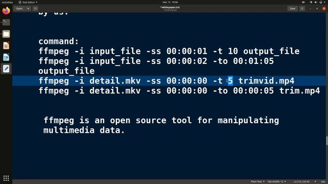 Trim video/audio with single FFmpeg command easily. смотреть онлайн