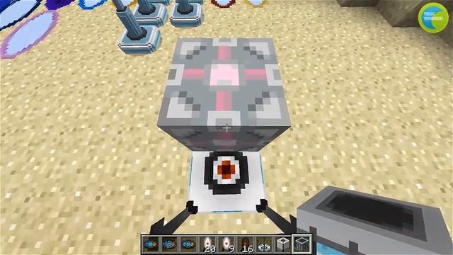 Minecraft - Mod PORTAL GUN 1.4.7 смотреть онлайн