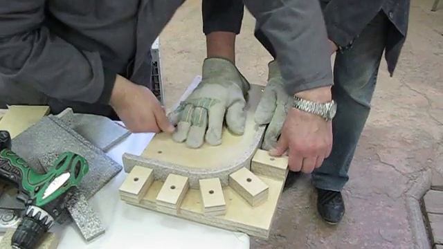 Изготовление гнутых деталей из акрилового камня смотреть онлайн