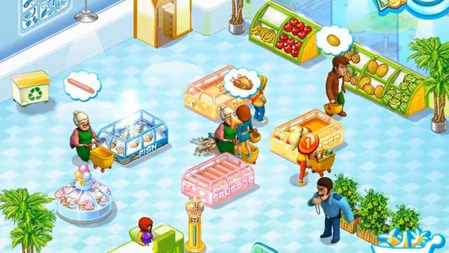 Супермаркет мания 1, третий магазин, уровни 1-3 смотреть онлайн