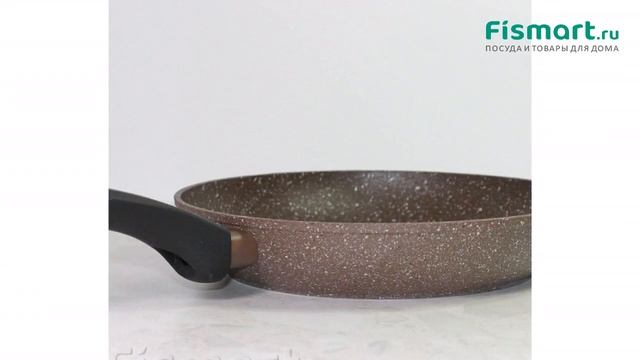 Покупки для кухни | Сковороды: обзор Сковорода для жарки Fissman Fuego Stone 24 x 4.6 см 4264, цена смотреть онлайн