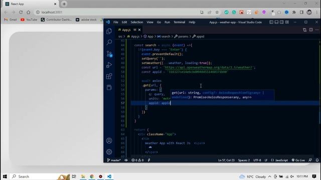 React Weather App React Js beginner tutorial (Weather app in React Js) смотреть онлайн