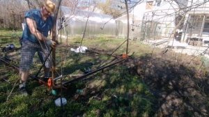 каркас теплицы под плёнку.своими руками.