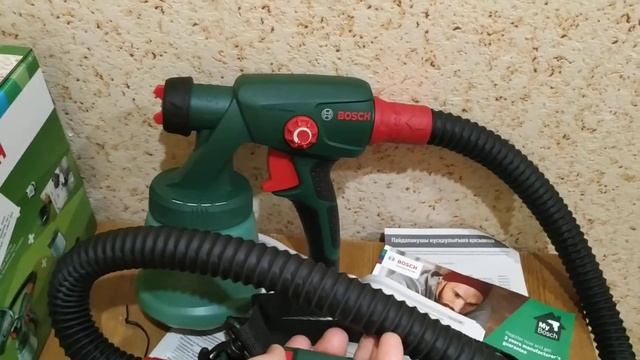 Распаковка - Краскопульт электрический Bosch PFS 2000 смотреть онлайн