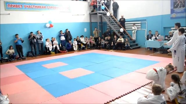 Выступления перед соревнованиями, тхэквондо ИТФ, декабрь 2015 смотреть онлайн