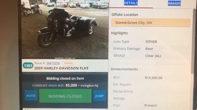 Мотоциклы из Америки 2009 Harley-Davidson FLHT Аукцион IAAI 01/27/20 смотреть онлайн