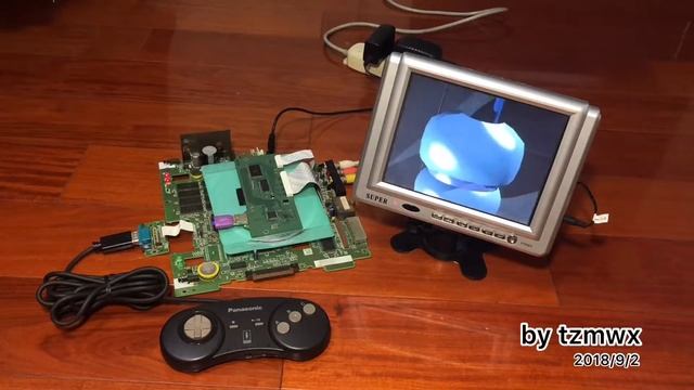 3DO USB HOST Installation & Demo！panasonic 3DO FZ-1 usb load смотреть онлайн
