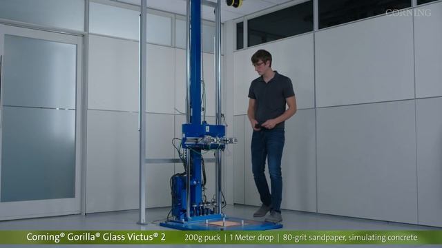 Corning® Gorilla® Glass Victus® 2 Drop Tower Test on Simulated Concrete смотреть онлайн