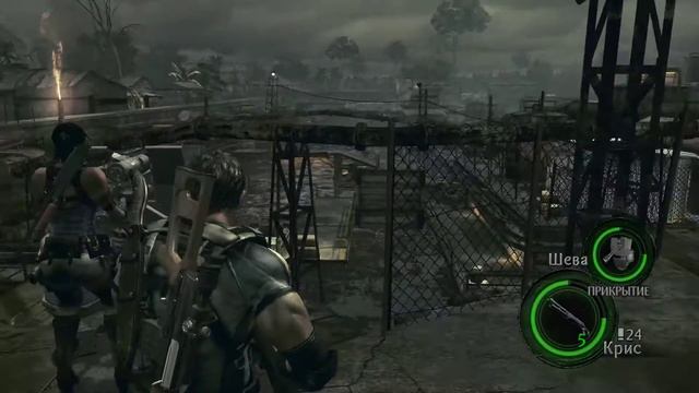Прохождение Resident Evil 5. Часть 12: Снова большой БОСС смотреть онлайн