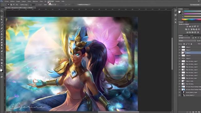[Speed Art°7] Order of the lotus Karma Wallpaper смотреть онлайн