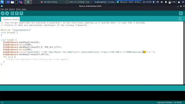 Rubber Ducky alternative | Digispark | Get Reverse Shell смотреть онлайн