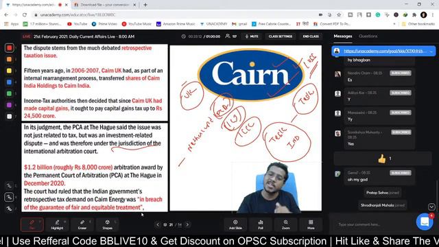 21st February 2021: Daily Current Affairs Live for OAS/ASO | Bibhuti Bhusan Swain смотреть онлайн