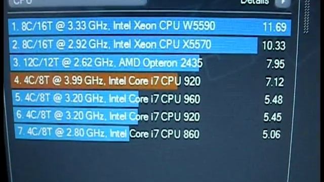 Core i7 920 vs 960 in Cinebench Benchmark! смотреть онлайн