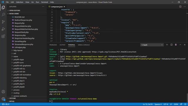 Check Laravel Package Version and Update смотреть онлайн