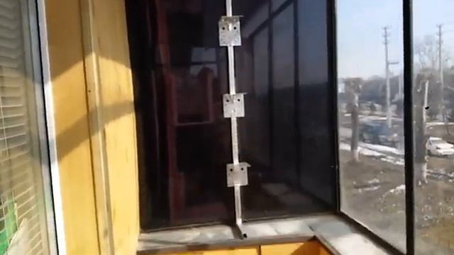 Балкон в хрущевке. ПОЛКА ДЛЯ БАЛКОНА. Ремонт балкона. Уборка грязи. Изделие из хлама. смотреть онлайн