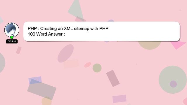 PHP : Creating an XML sitemap with PHP смотреть онлайн