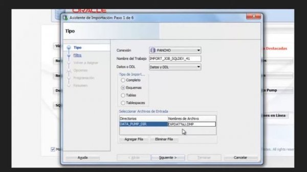 Data Pump Export & Import - Oracle SQL Developer