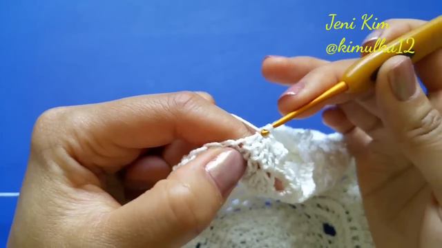 Салфетка Звездный цветок 26-29 ряды Crochet doily rounds 26-29 смотреть онлайн