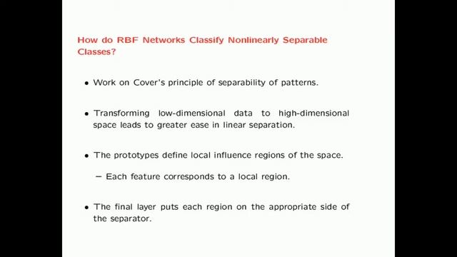 5.1 Radial Basis Function Networks смотреть онлайн
