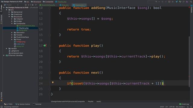 Design Patterns in PHP - Composite (Deezer & Spotify) смотреть онлайн