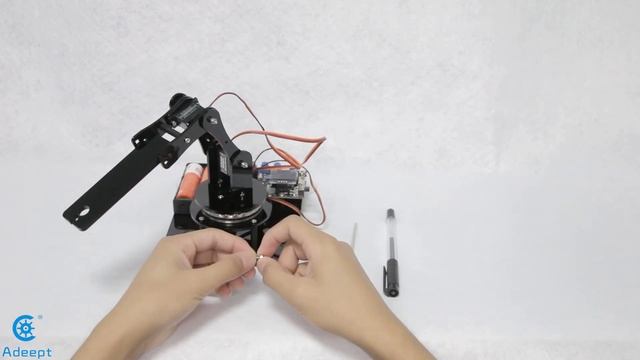 Adeept Arduino robotic arm assembly tutorial смотреть онлайн