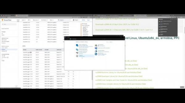 Install Tensorflow with Nvidia GPU support, CUDA and CuDNN