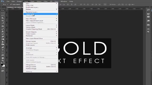 How to Make Gold Text in Photoshop смотреть онлайн
