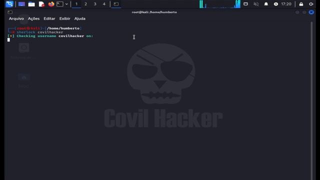 Sherlock - Kali Linux buscando perfis em redes sociais смотреть онлайн