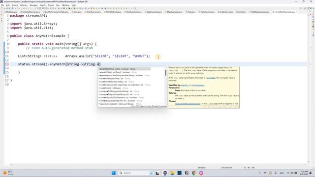 Java8 | 56 | AnyMatch function | Tamil смотреть онлайн